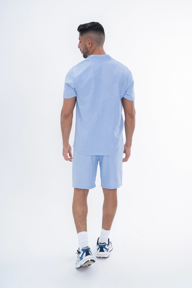 Ensemble uni chemise short