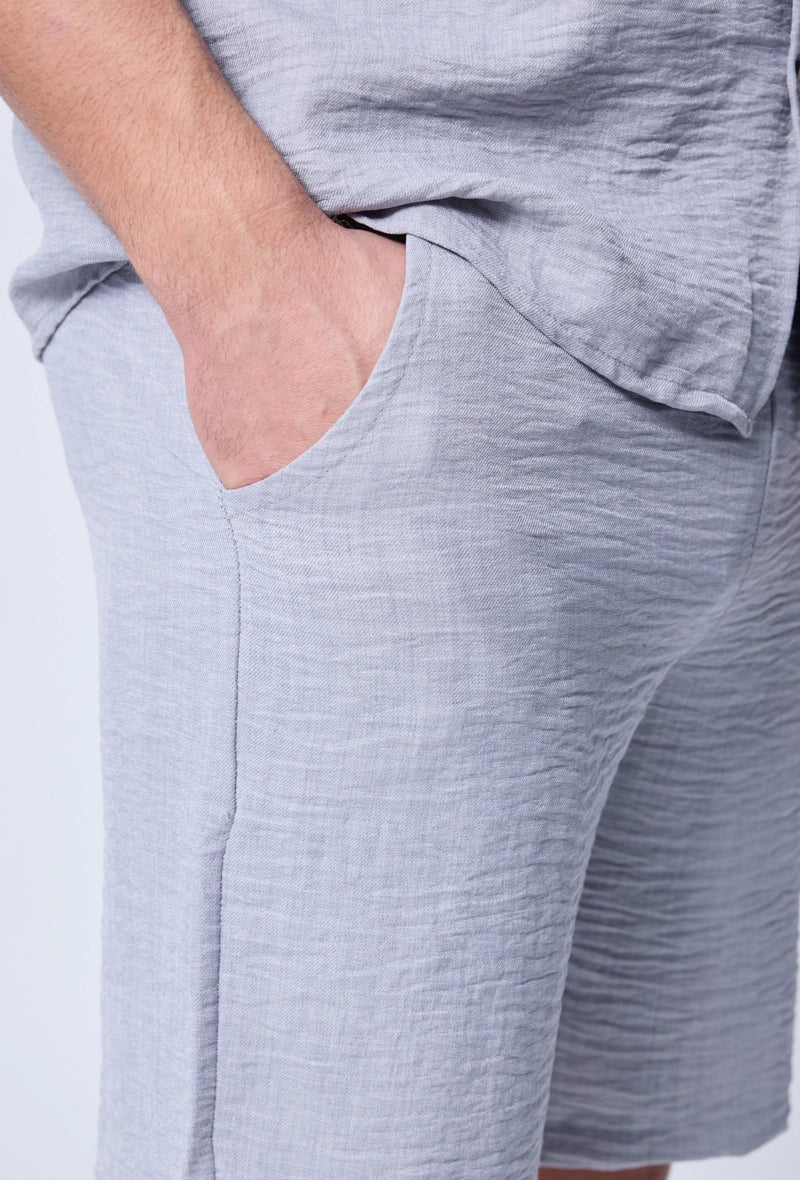 Ensemble uni chemise short