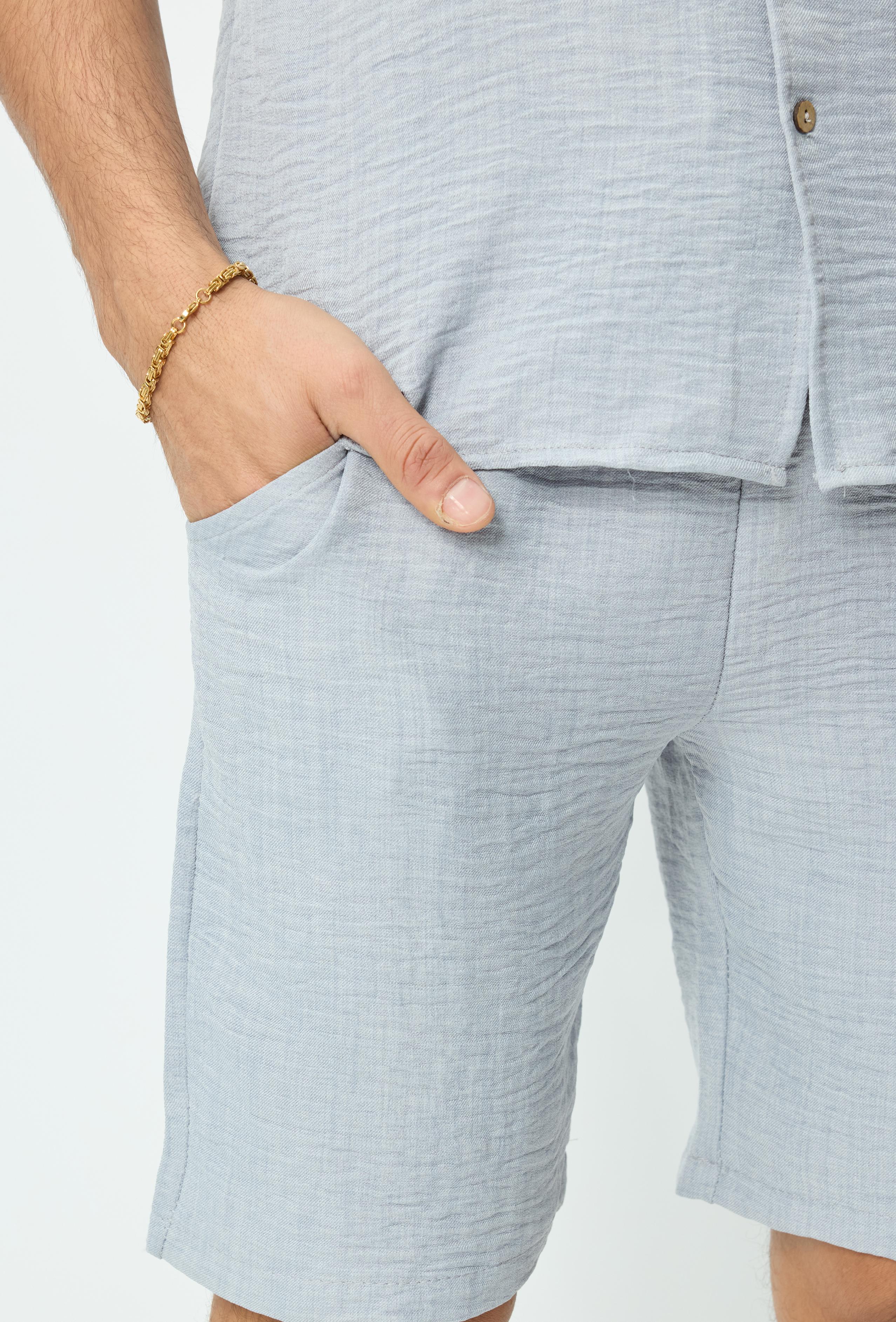 Ensemble uni chemise short