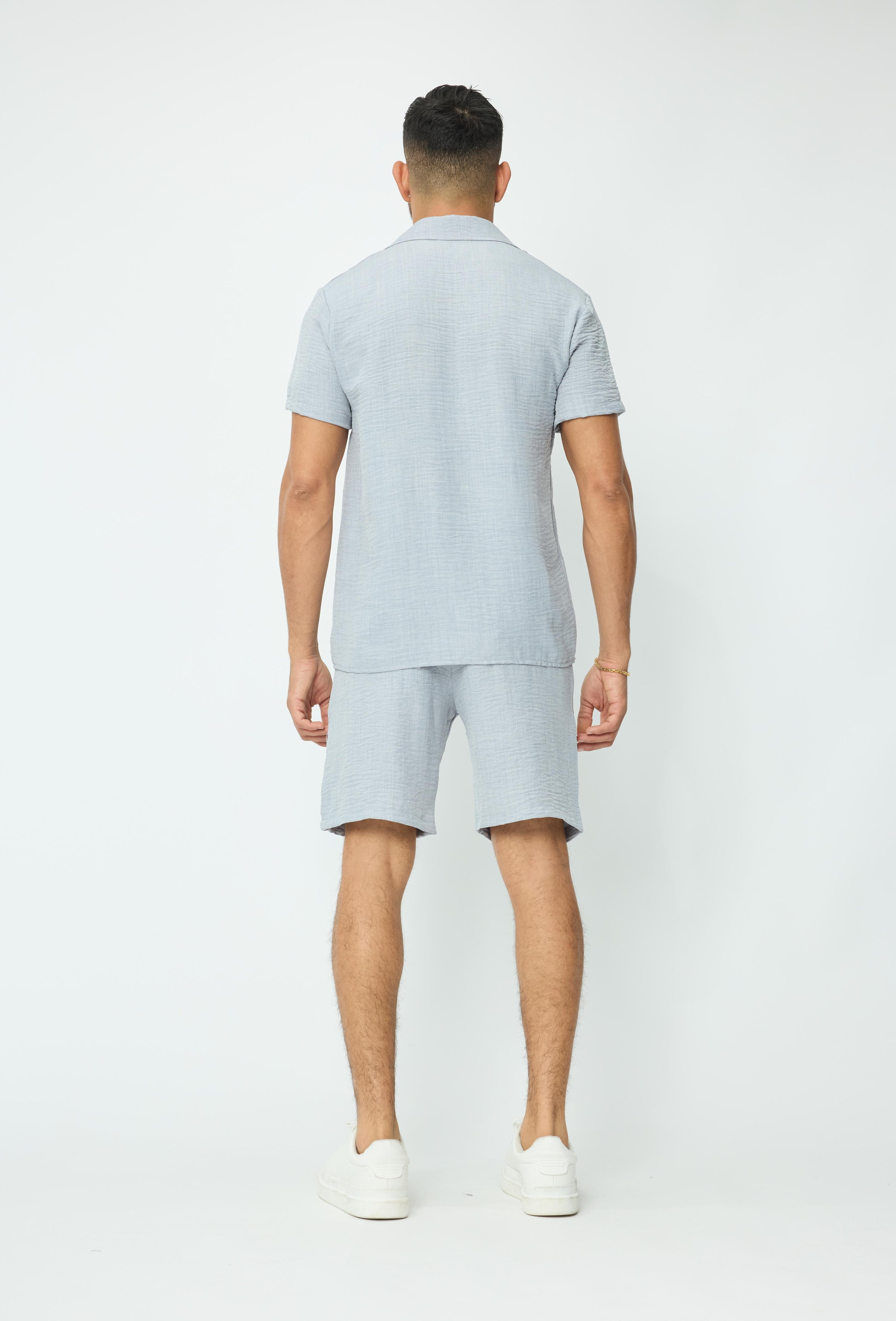 Ensemble uni chemise short