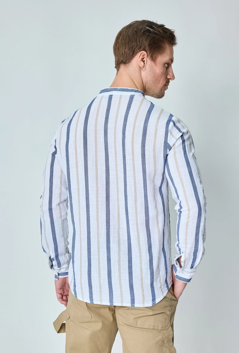 Chemise rayée manches longues