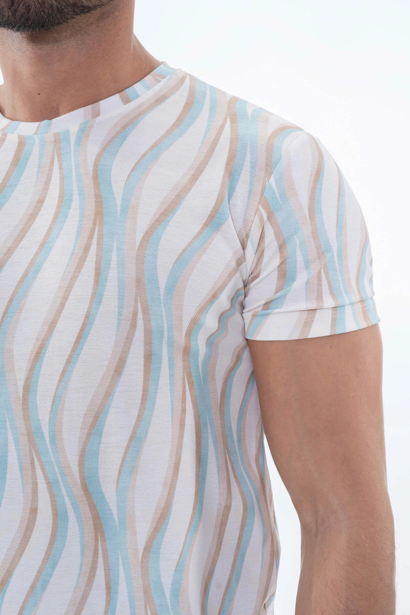 T-shirt manches courtes coloré