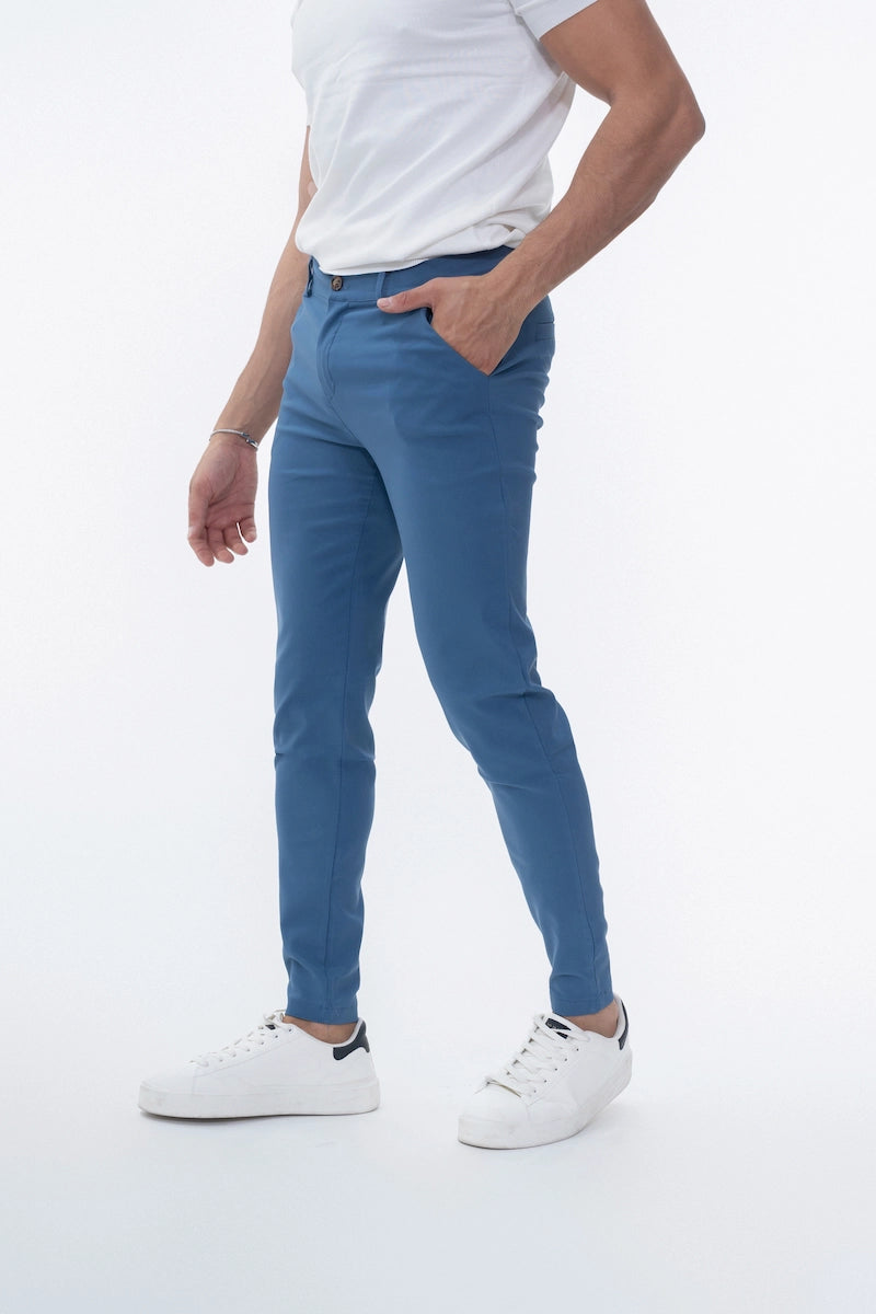 Pantalon chino classique uni