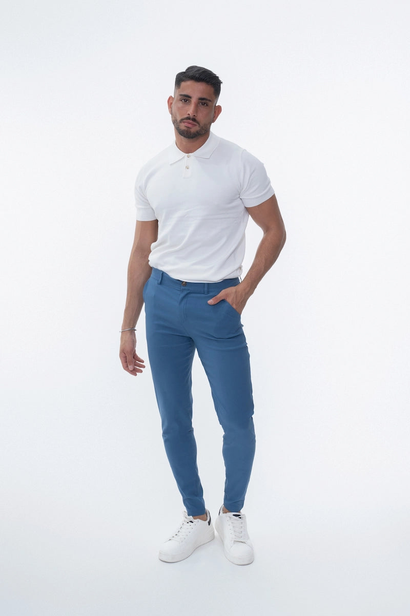 Pantalon chino classique uni