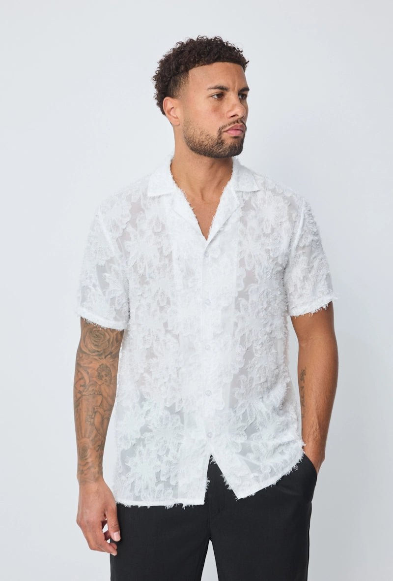 Chemise manches courtes à boutons