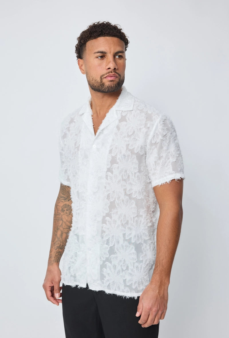 Chemise manches courtes à boutons