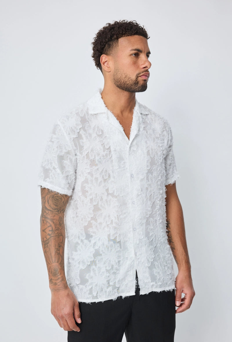 Chemise manches courtes à boutons
