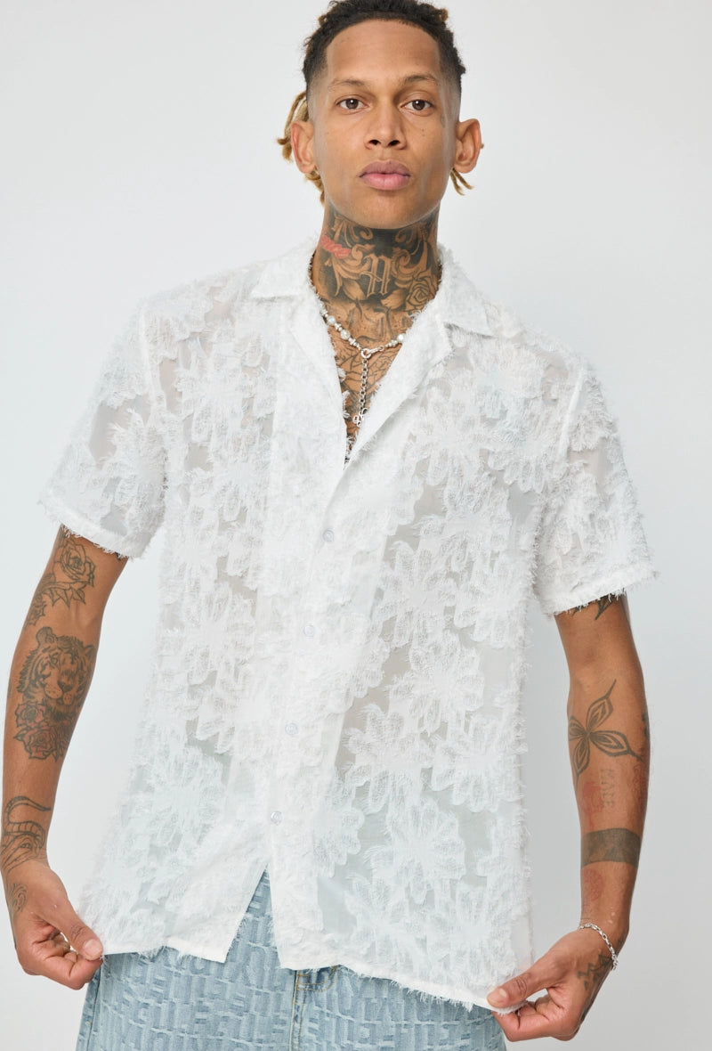 Chemise manches courtes à boutons