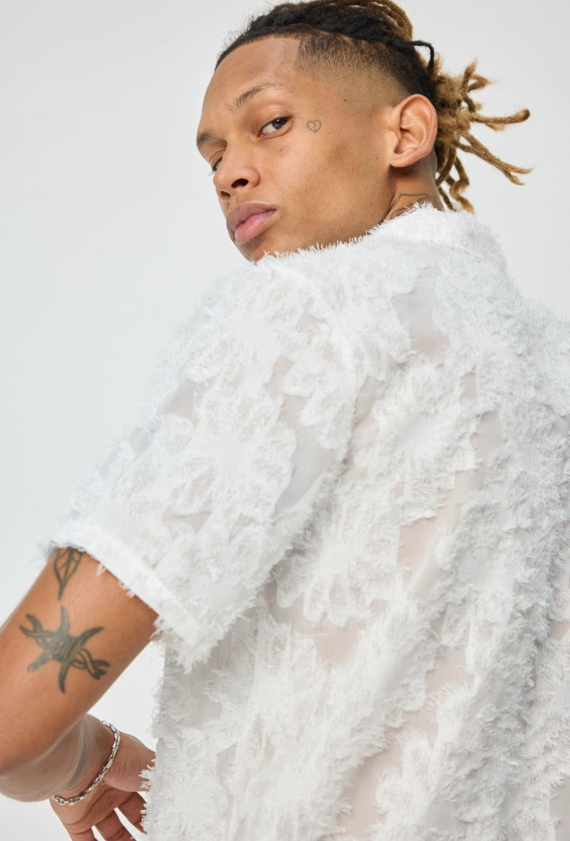 Chemise manches courtes à boutons