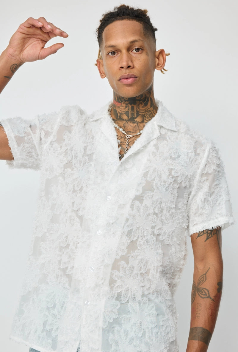 Chemise manches courtes à boutons