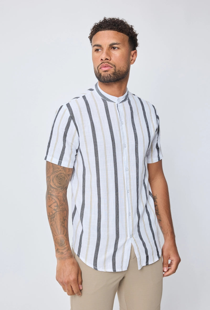Chemise manches courtes à boutons