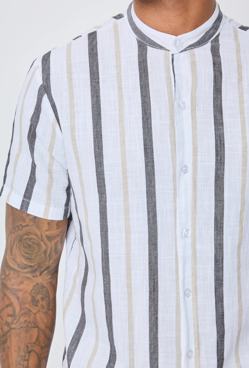 Chemise manches courtes à boutons