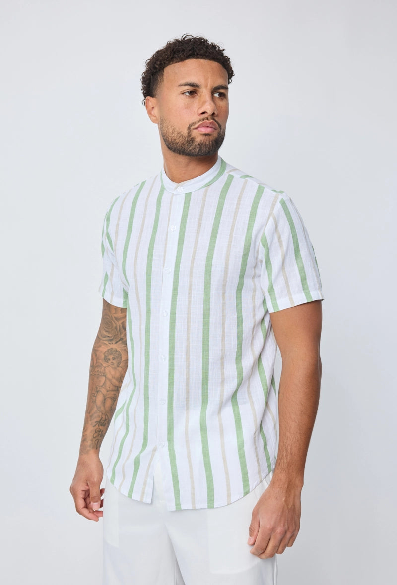Chemise manches courtes à boutons