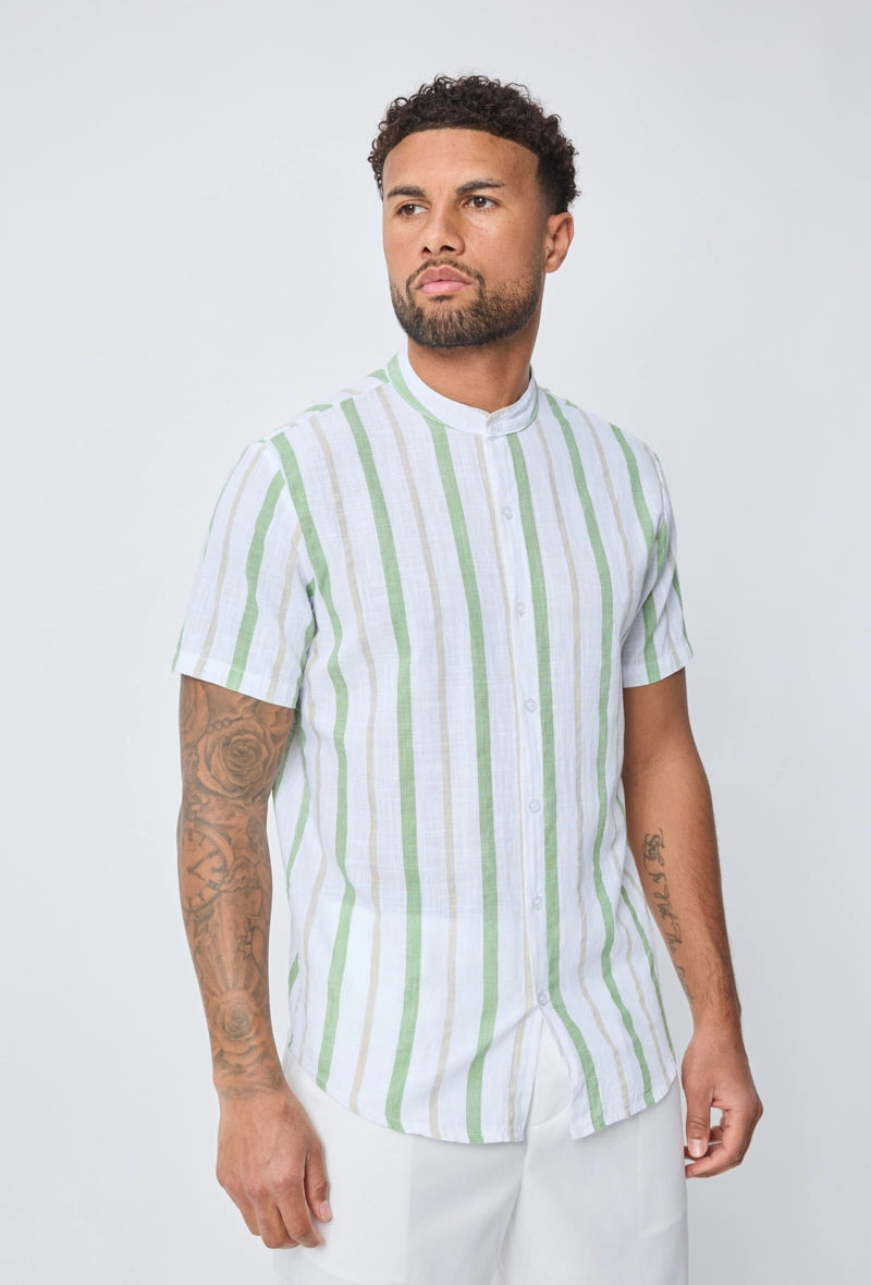 Chemise manches courtes à boutons