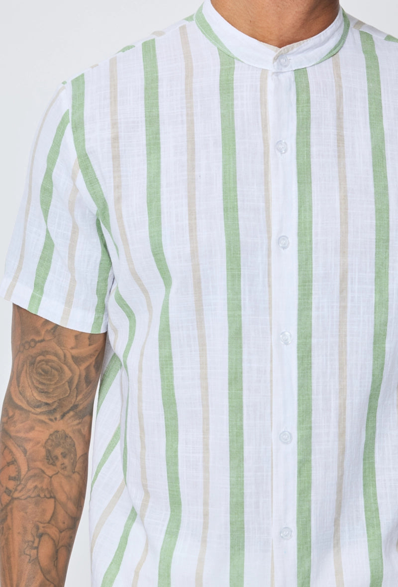 Chemise manches courtes à boutons