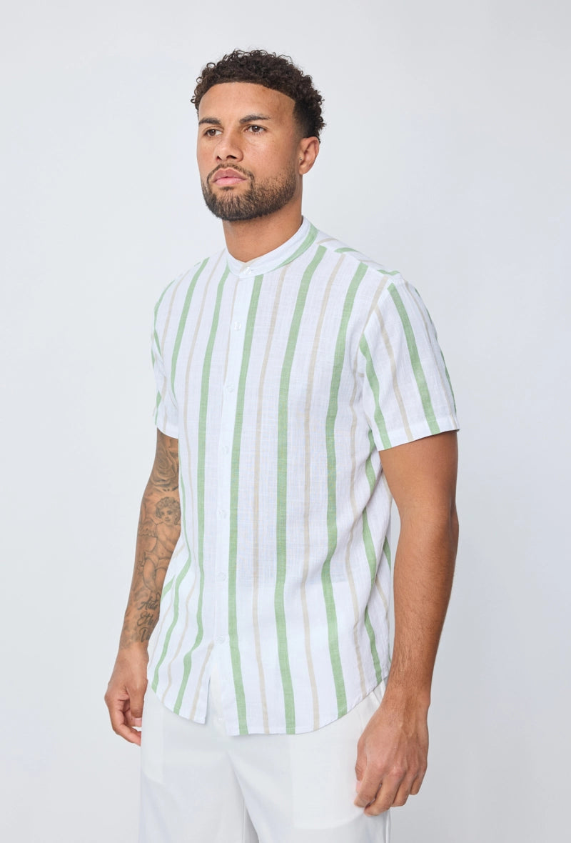 Chemise manches courtes à boutons