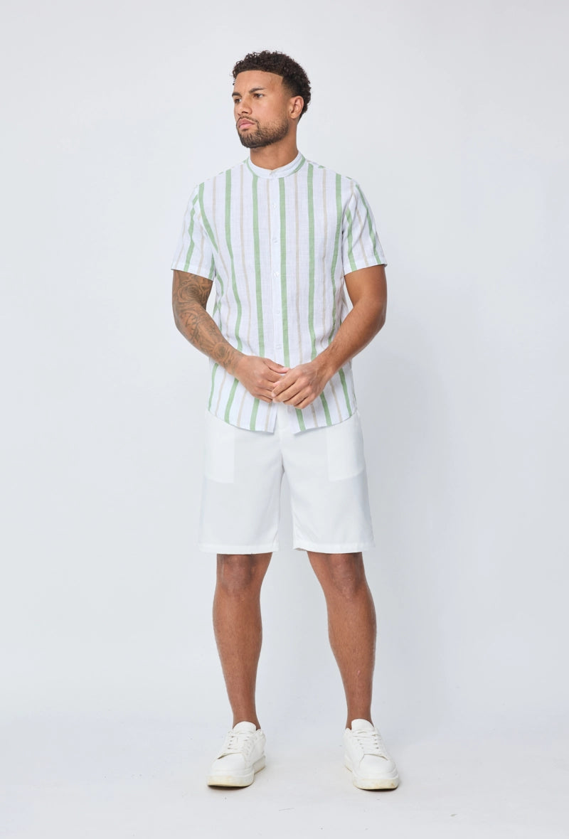 Chemise manches courtes à boutons