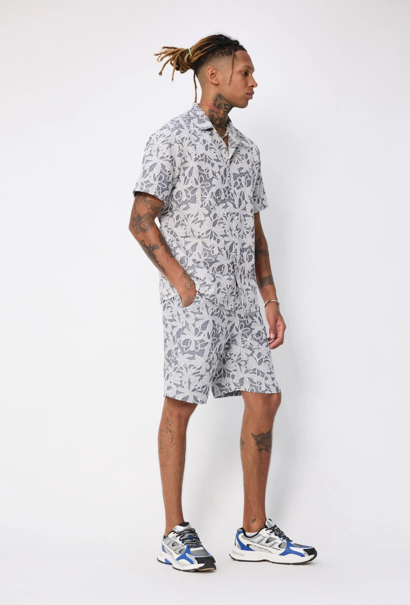 Ensemble chemise manches courtes et short