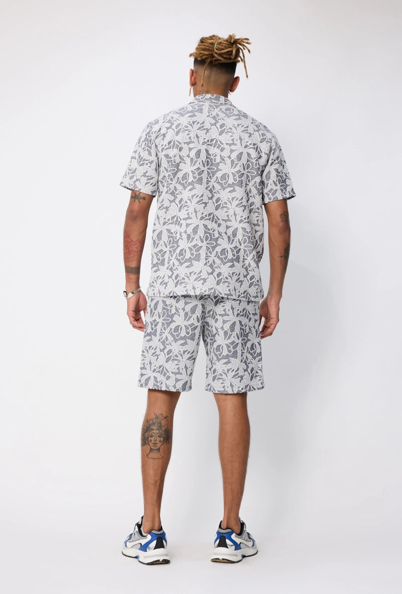 Ensemble chemise manches courtes et short