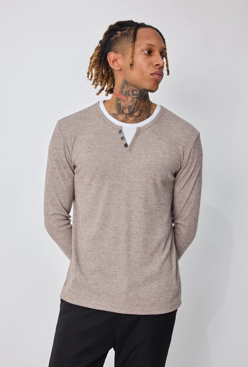 Pull homme uni