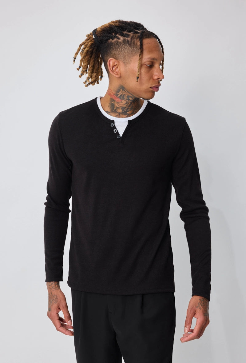 Pull homme uni