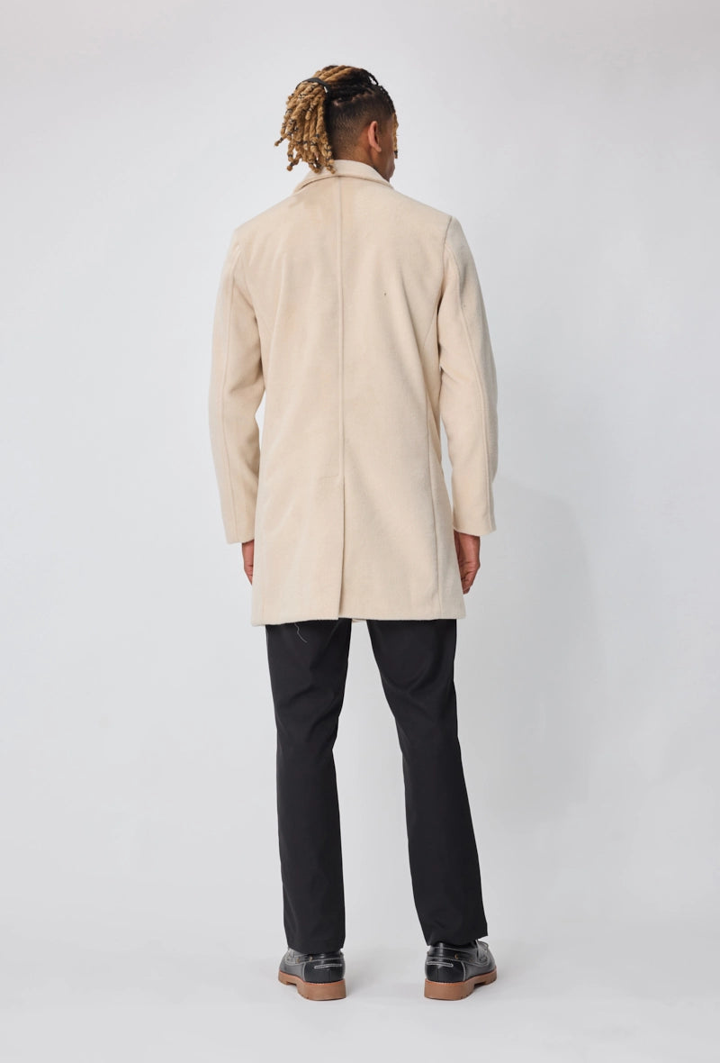 Manteau homme chic uni