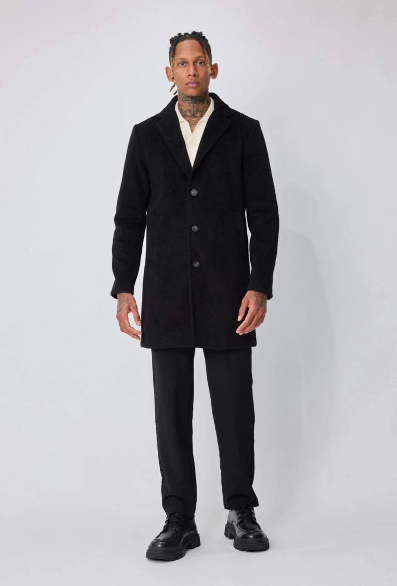 Manteau homme chic uni