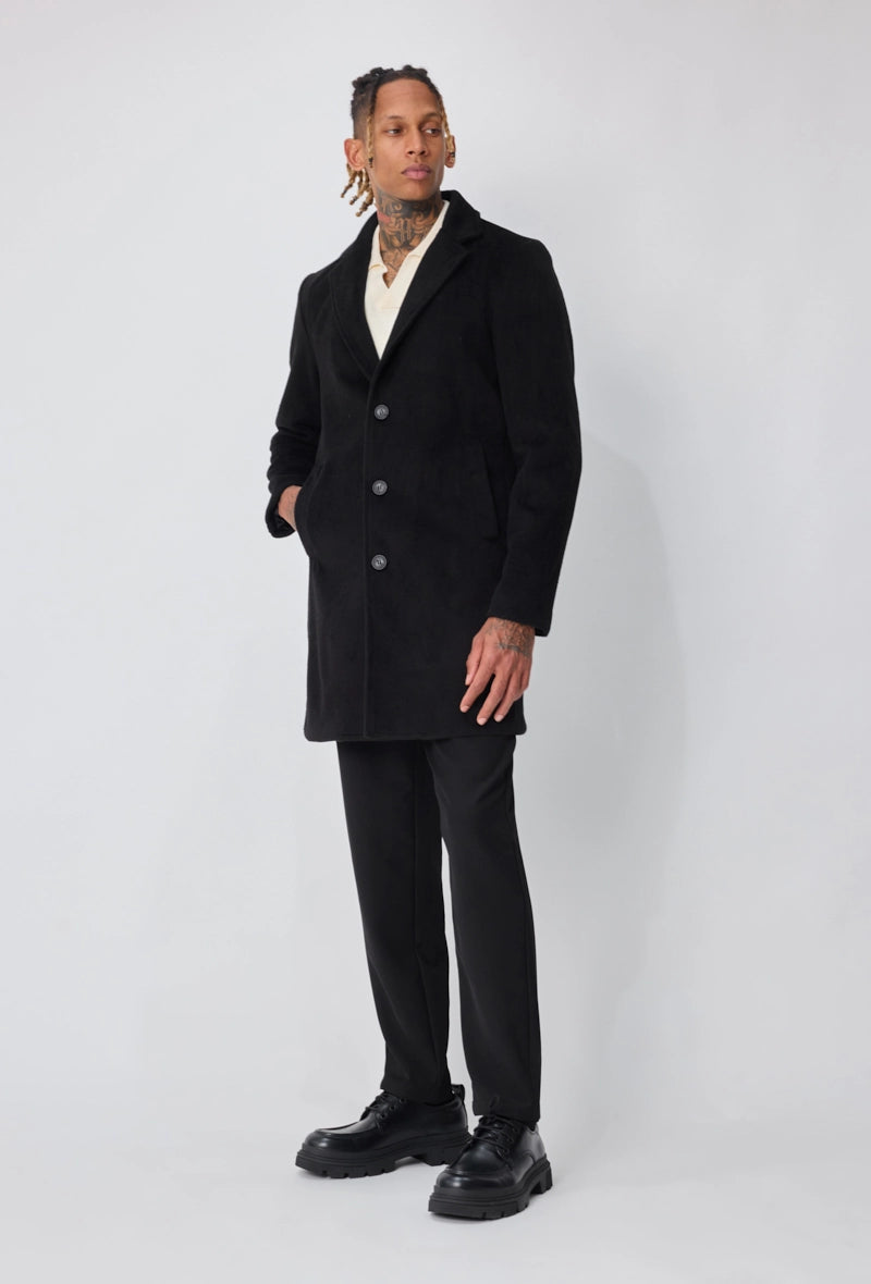 Manteau homme chic uni