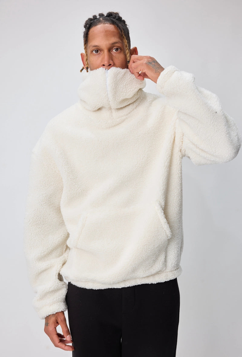 Sweat homme couleur uni avec capuche