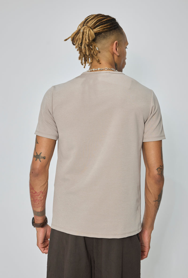 T-shirt col rond ajusté