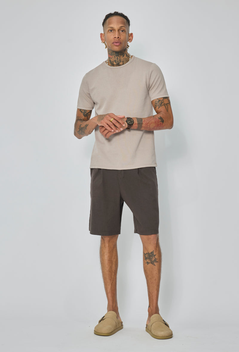 T-shirt col rond ajusté