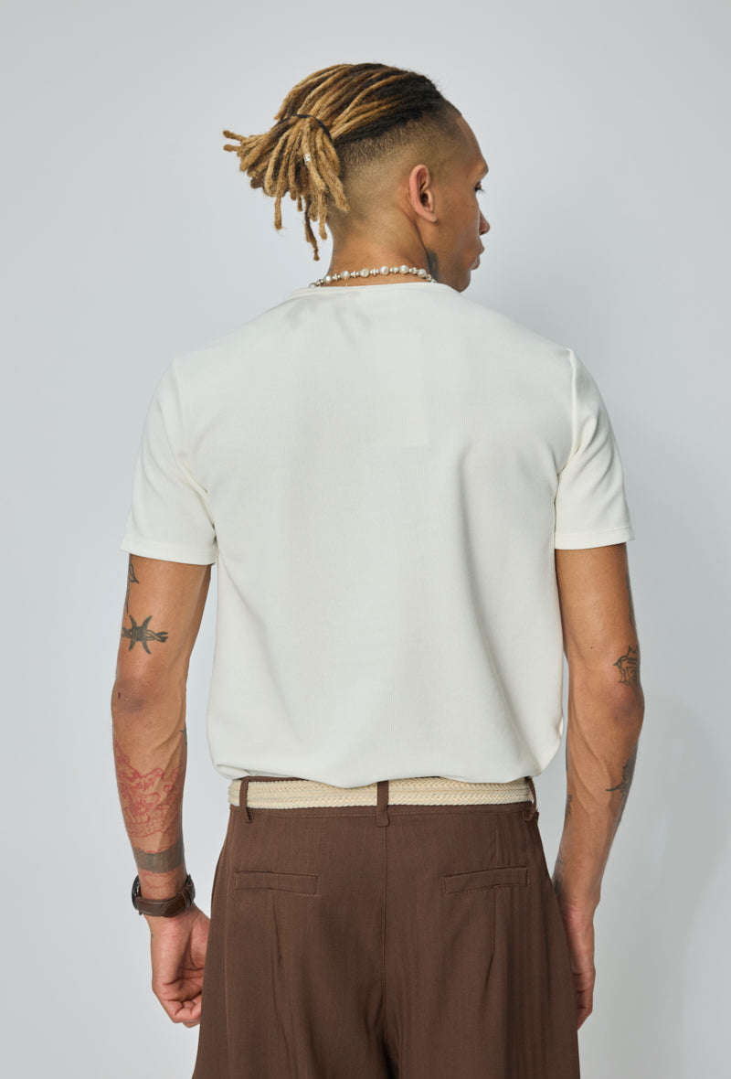 T-shirt col rond ajusté