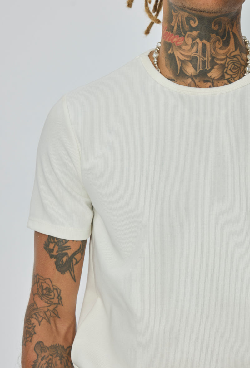T-shirt col rond ajusté