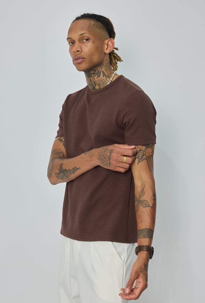 T-shirt col rond ajusté