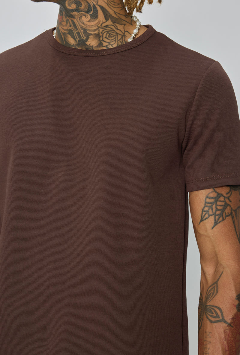 T-shirt col rond ajusté