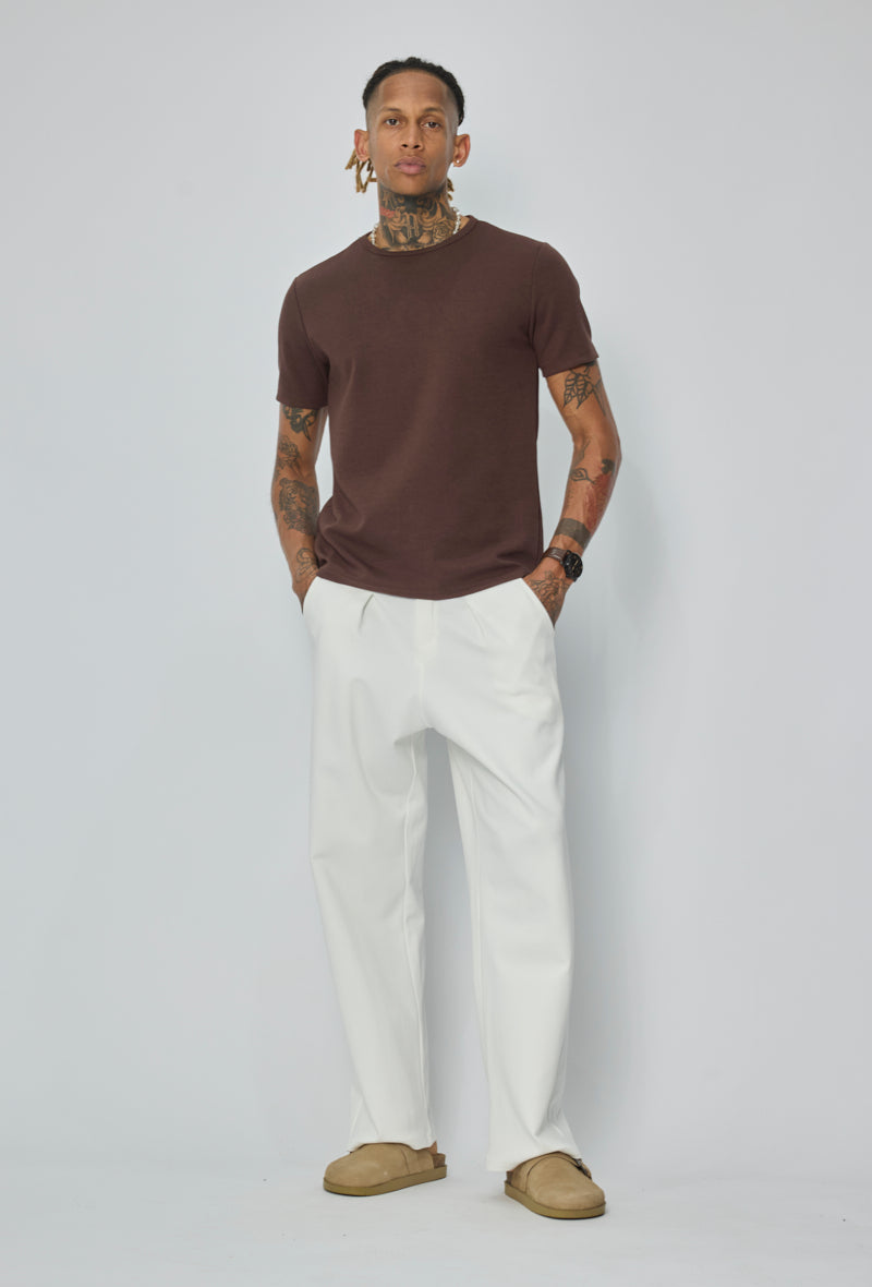 T-shirt col rond ajusté