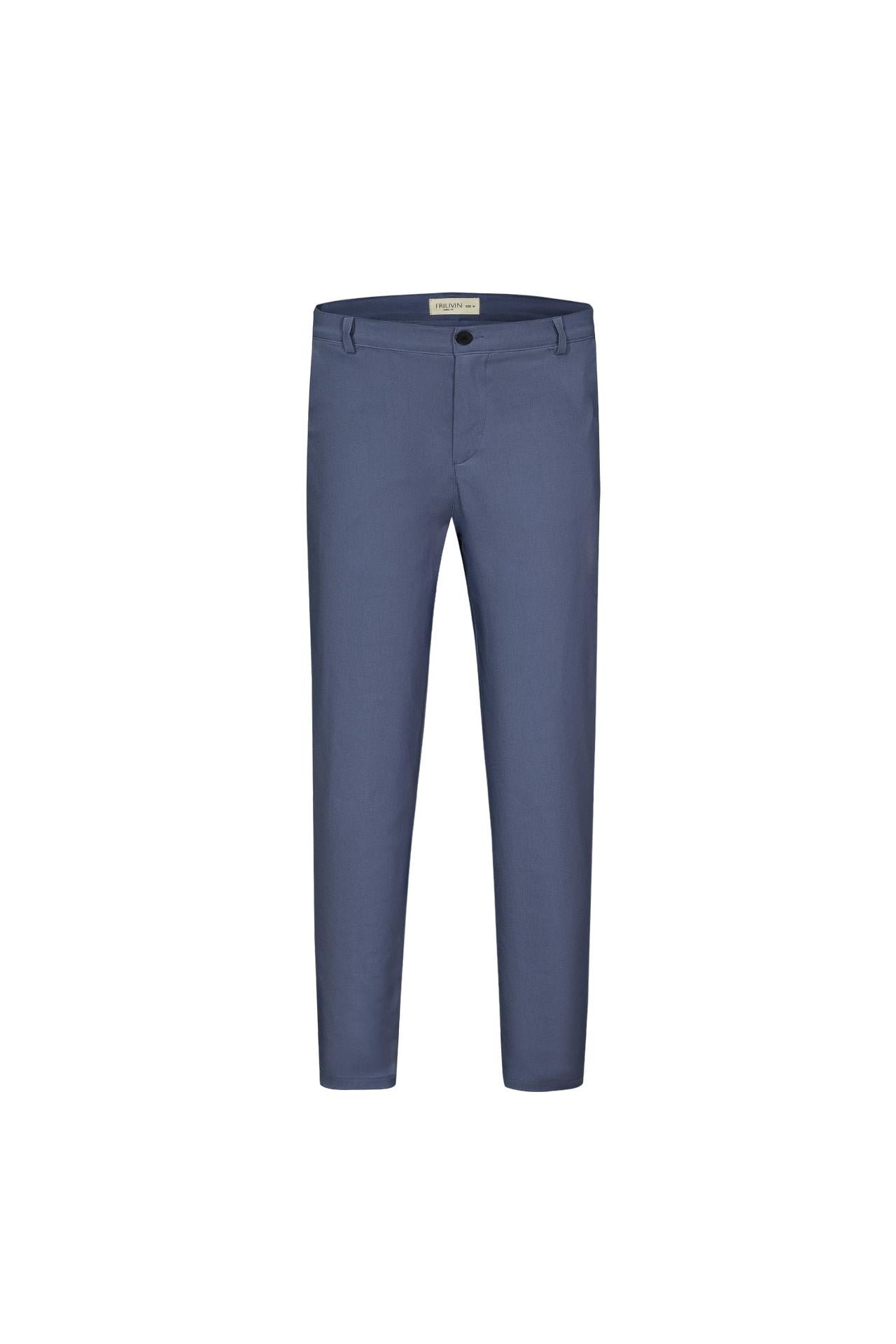 Pantalon chino classique uni - Frilivin