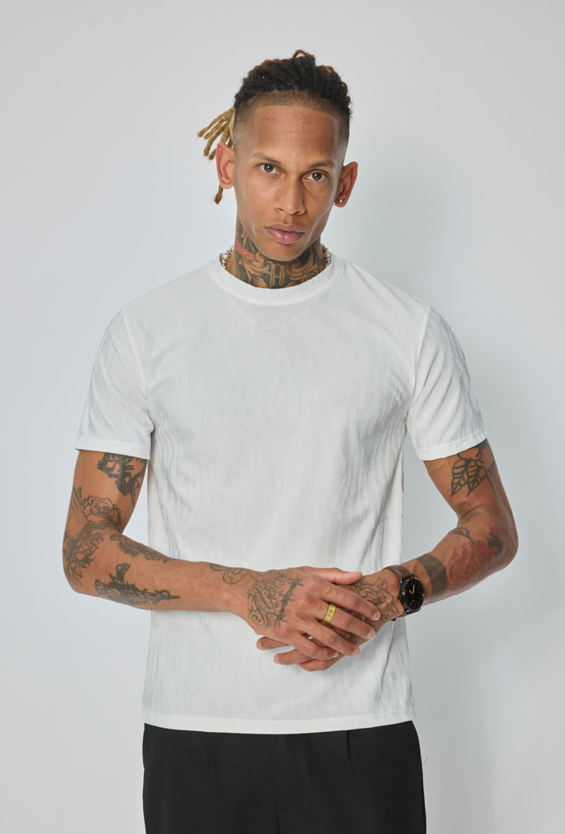 T-shirt col rond ajusté