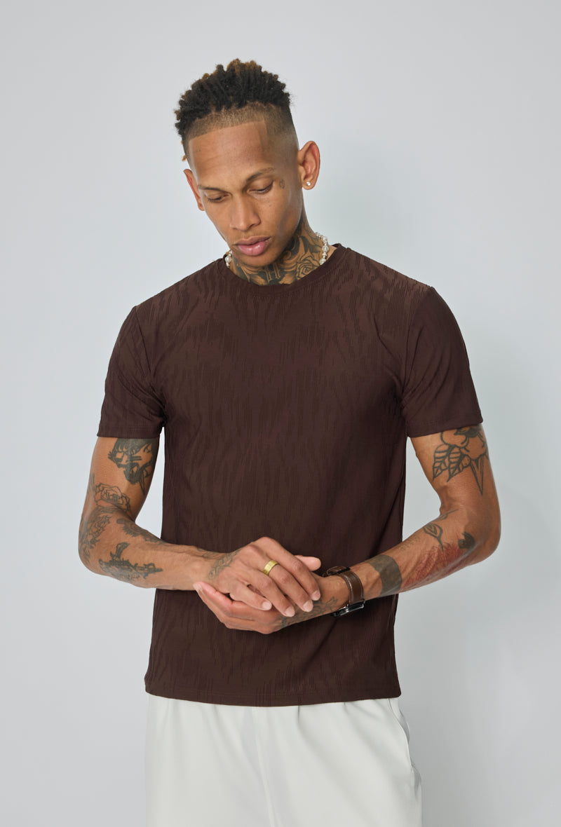 T-shirt col rond ajusté