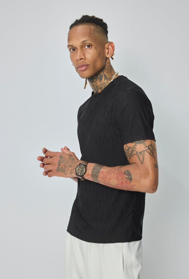 T-shirt col rond ajusté