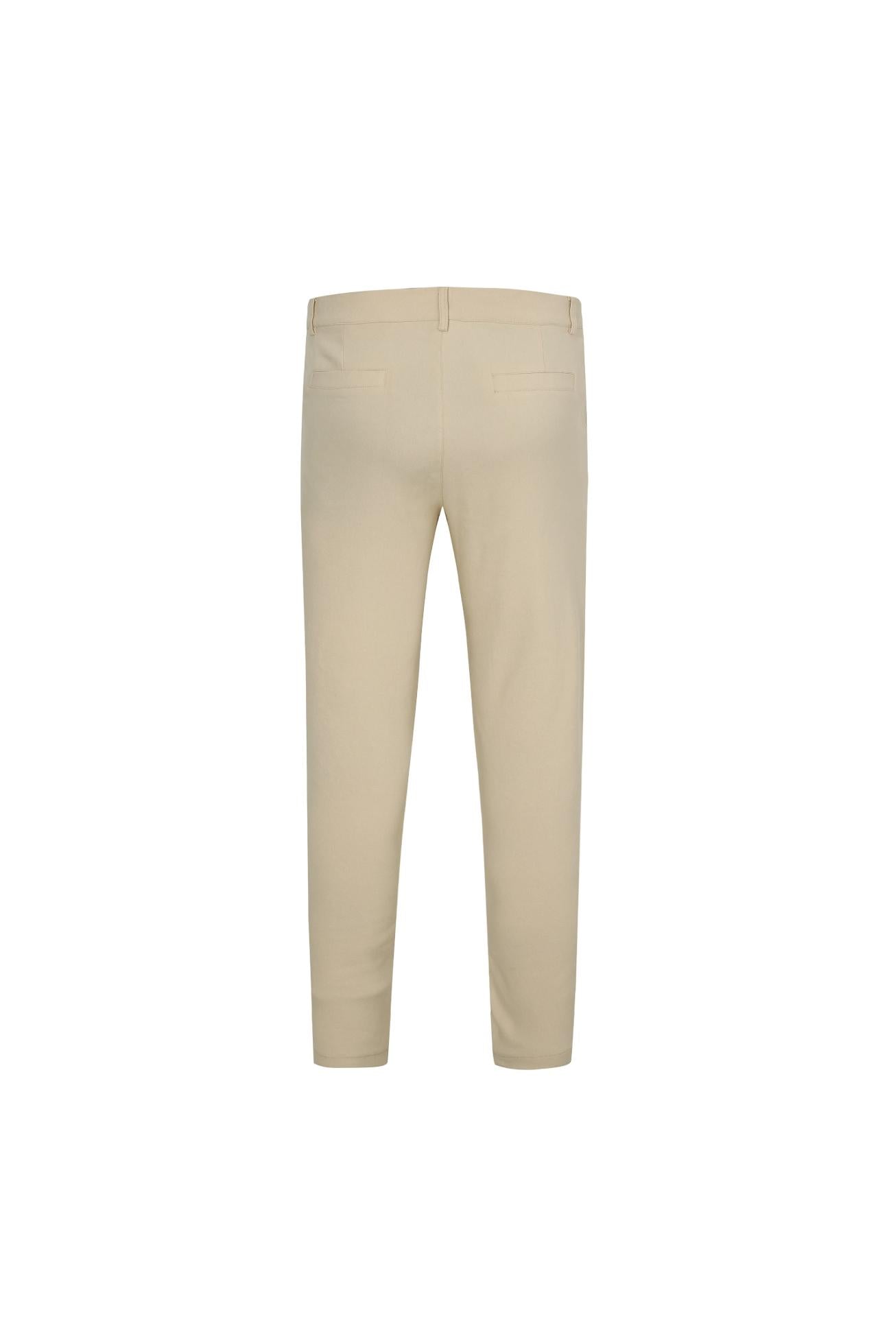 Pantalon chino classique uni - Frilivin