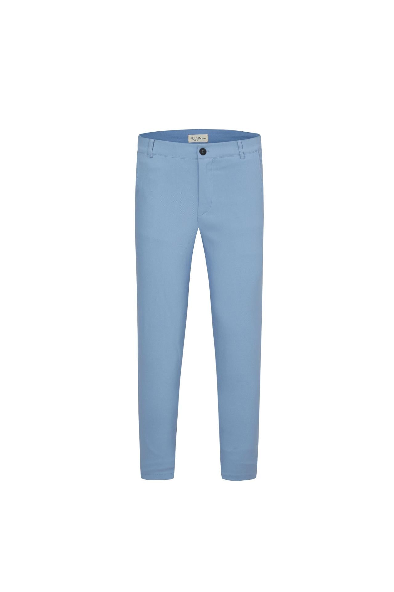 Pantalon chino classique uni - Frilivin