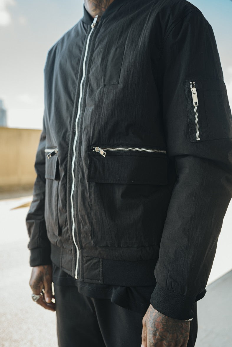 Veste bombers à zip métalique - Frilivin