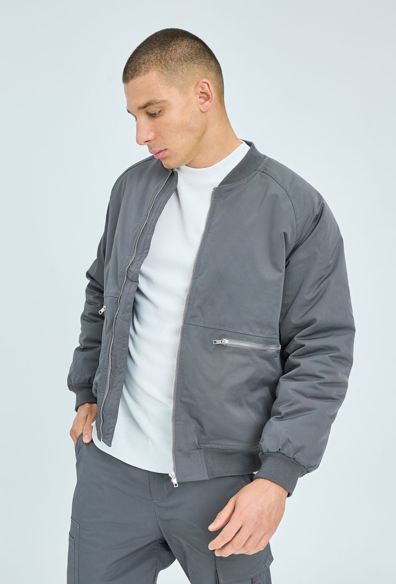 Veste bombers à zip métalique - Frilivin