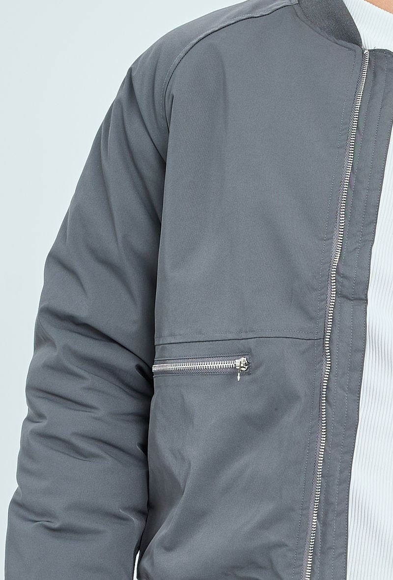 Veste bombers à zip métalique - Frilivin