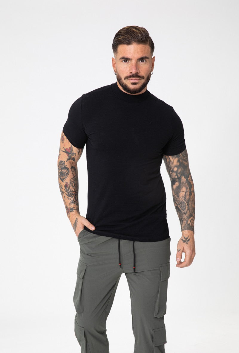 T-shirt basic col montant - Frilivin