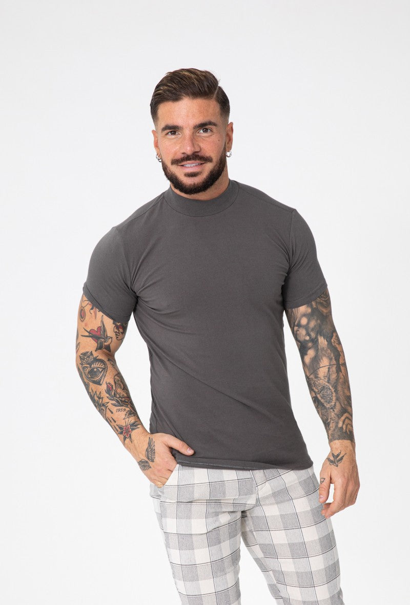 T-shirt basic col montant - Frilivin