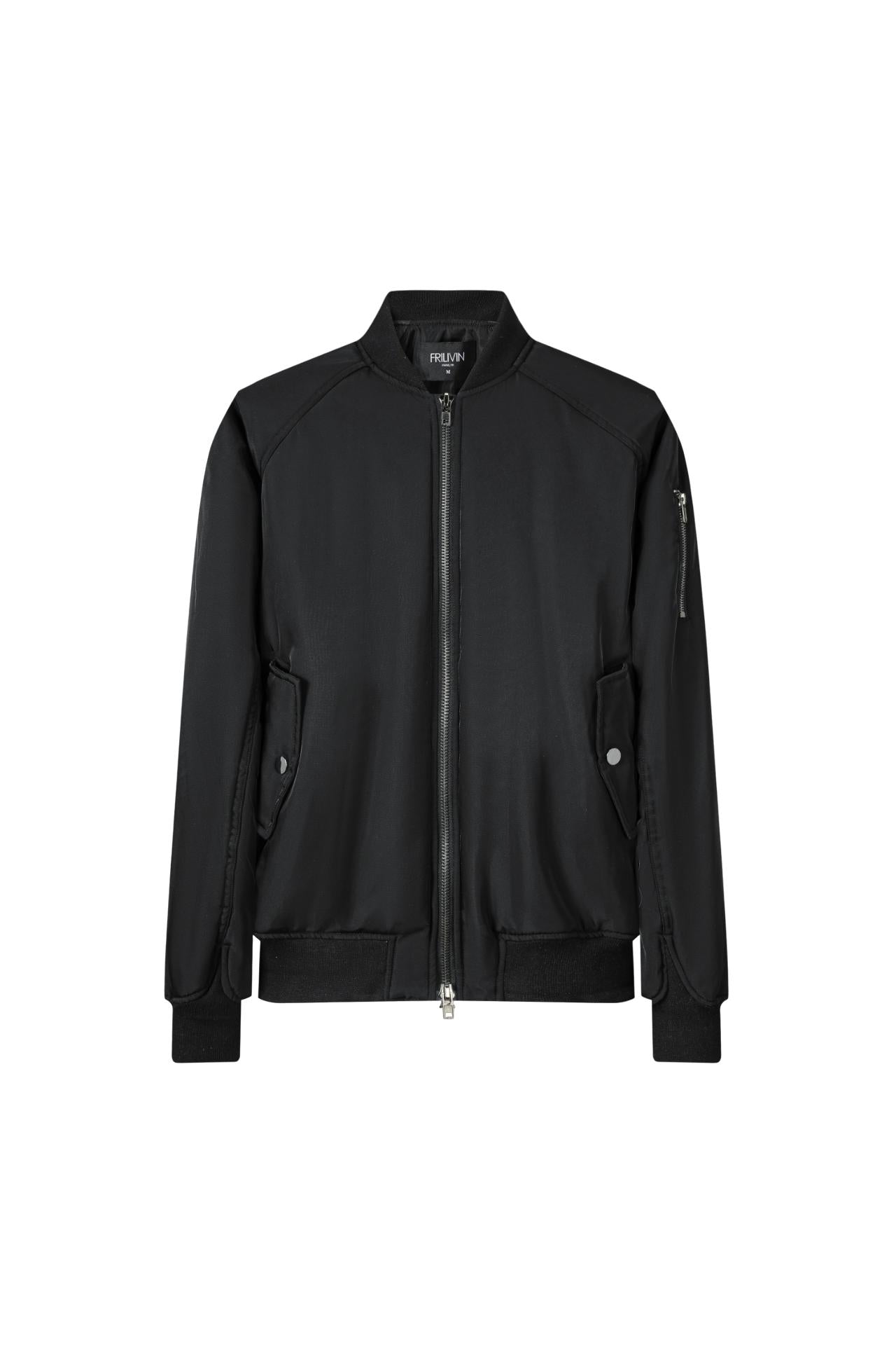 Veste bombers rembourée à col revers - Frilivin