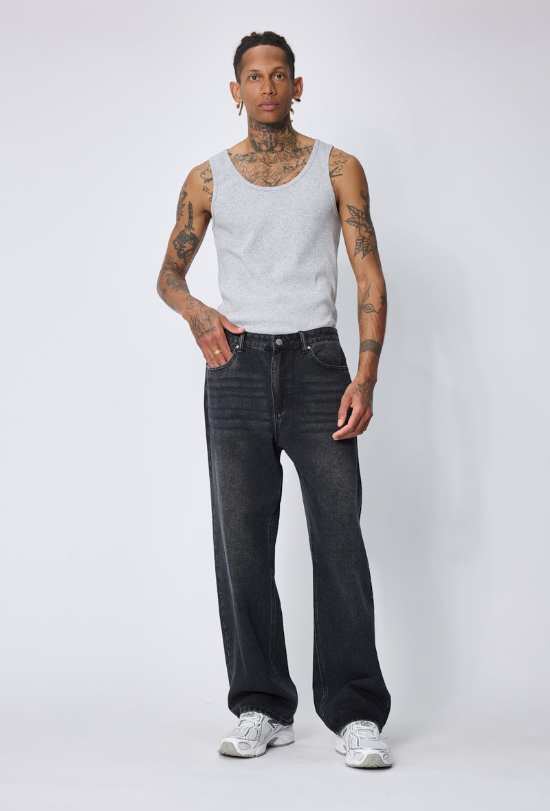 Jean large coupe baggy