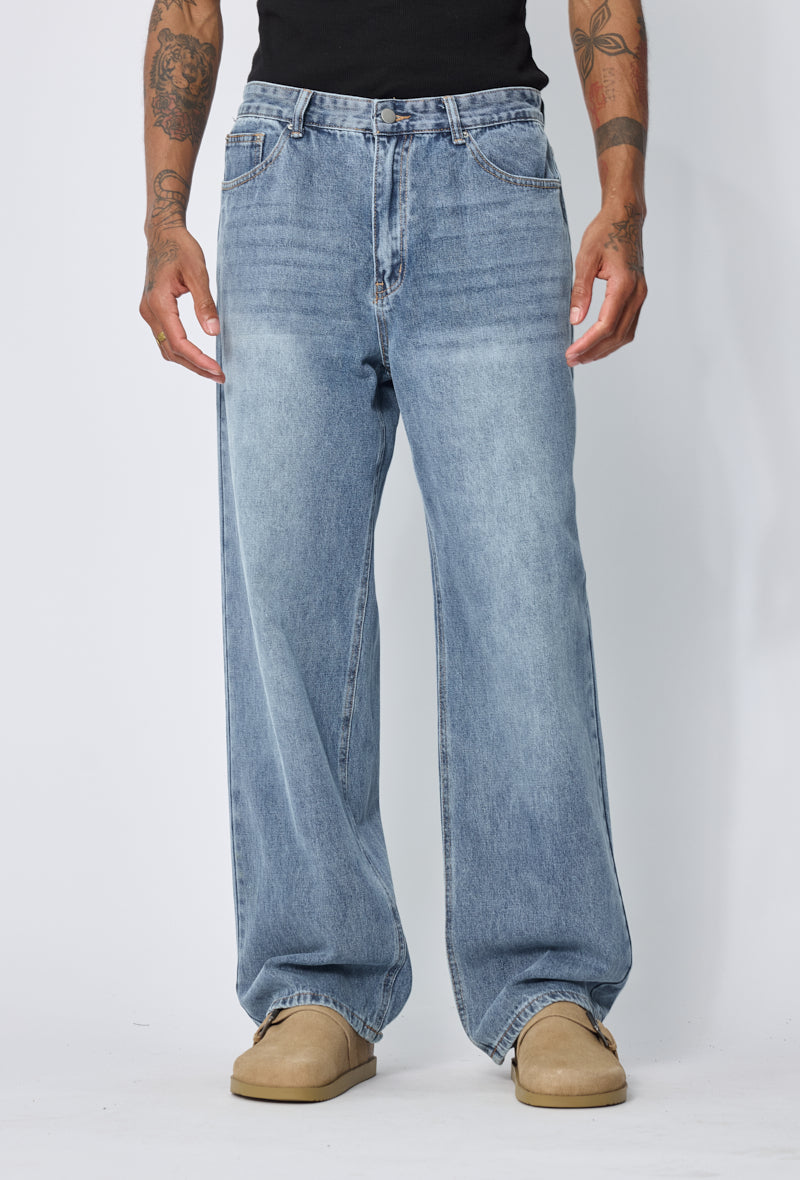 Jean large coupe baggy